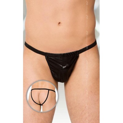Chiloti Decupati Sexy / Suspensor, Negru - S/l