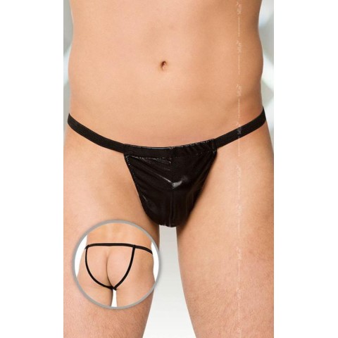 Lenjerie sexy barbati, Chiloti Decupati Sexy / Suspensor, Negru - S/l, pasiune.ro