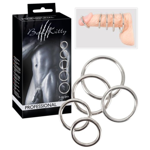 Pagina 16 - Lovetoys, Set 5 Inele Metalice Pentru Penis, pasiune.ro