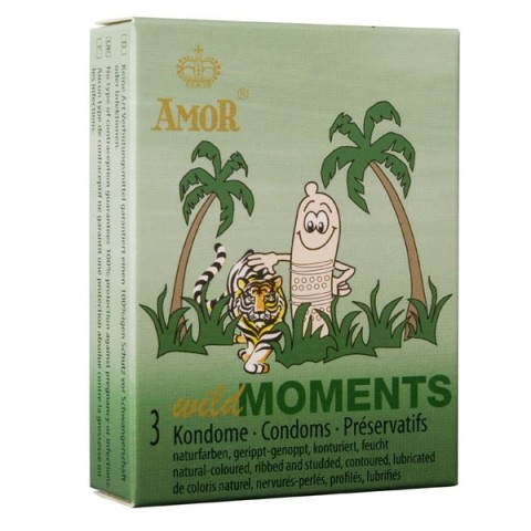 Prezervative, Prezervative Amor Wild Moments, 3 Buc., pasiune.ro