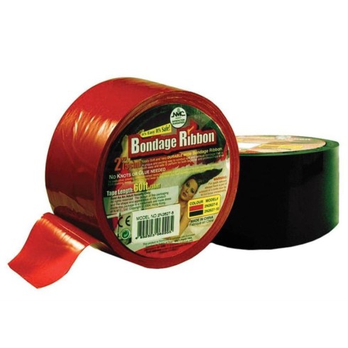 Banda Adeziva Pentru Imobilizare Erotica Bondage, Rosu, 18 M
