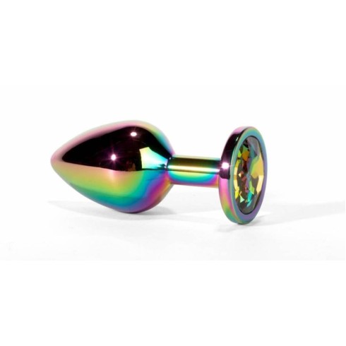 metal, Dop Anal Cu Bijuterie Secret Shine Metal S, Multicolor, 7 Cm, pasiune.ro
