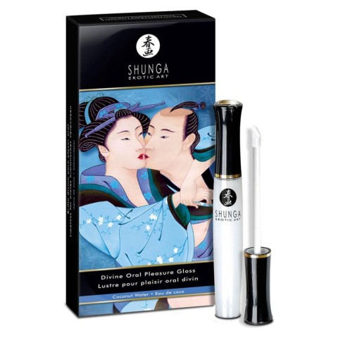 Shunga, Balsam De Buze Stimulant Divine Oral Pleasure, Cocos, 10 Ml, pasiune.ro