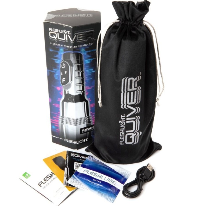 Masturbator Cu Vibratii Fleshlight Quiver Reincarcabil 23