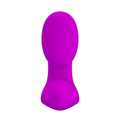 Vibratoare Duble, Vibrator Special Melvin, Violet, 8 Cm, pasiune.ro
