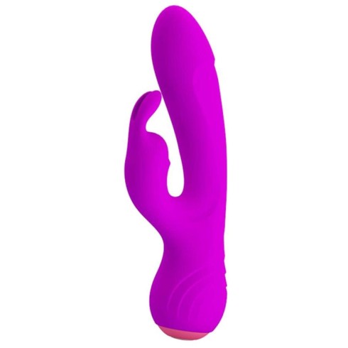 pretty, Vibrator Rabbit Broderick, Violet, 18 Cm, pasiune.ro
