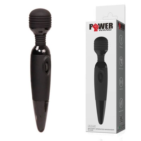 Vibratoare, Vibrator Bagheta Power Wand, Negru, 25 Cm, pasiune.ro