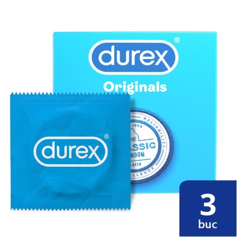 stripe, Prezervative Durex Classic, 3 Buc , pasiune.ro