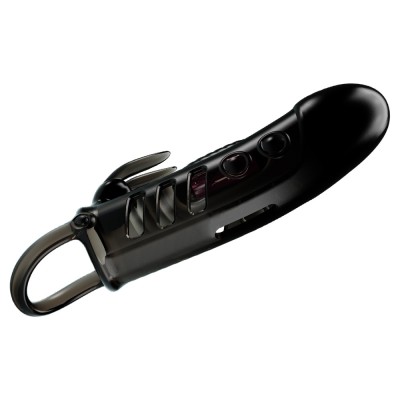 Manson / Extensie Cu Vibratii Pentru Penis Sloane, Negru, +2.5 Cm
