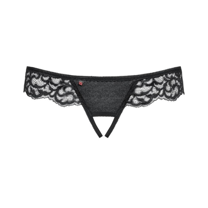 Chilot Sexy Laluna Crotchless Panties - Negru L/xl, S-m