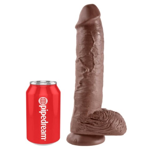 dildo, Dildo Clasic Cu Ventuza King Cock, Bronz, 25.4 Cm, pasiune.ro