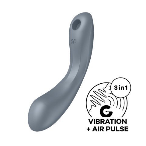 Pagina 3 - Vibratoare Clitoridiene, Vibrator Special Curvy Trinity 1, Cenusiu, pasiune.ro