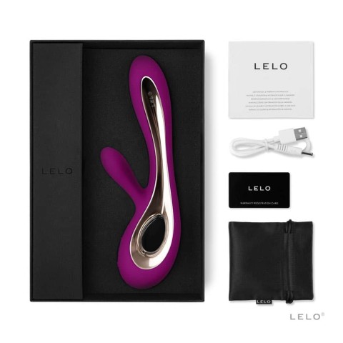 LELO, Vibrator Special Soraya 2, Violet, 22 Cm, pasiune.ro