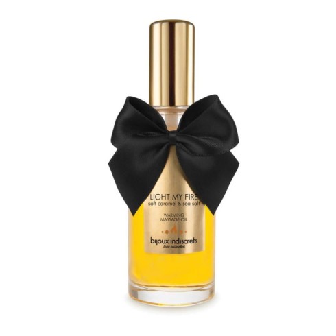 ulei, Ulei De Masaj Cu Efect De Caldura Light My Fire (aroma Caramel + Sare De Mare), 100 Ml, pasiune.ro