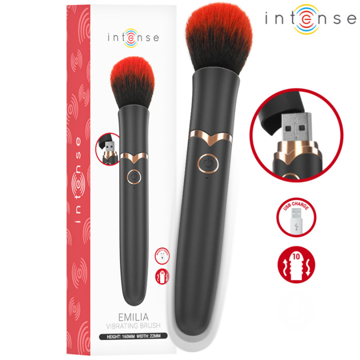 Vibrator Tip Pensula Intense Emilia 16 Cm 2