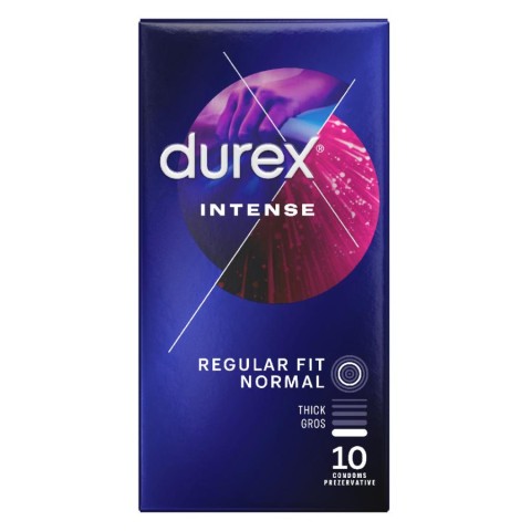 Prezervative, Prezervative Durex Intense Orgasmic 10 Bucati, pasiune.ro