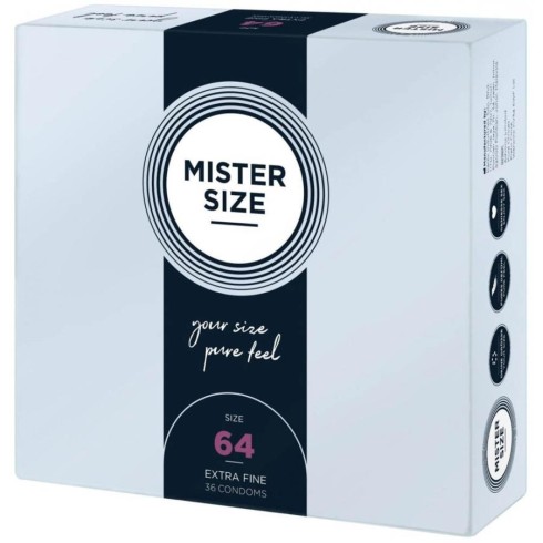 latex, Mister Size 64 Mm Condoms 36 Pieces, pasiune.ro