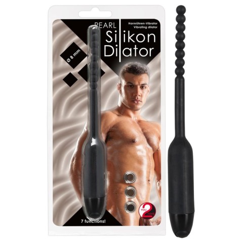 You2Toys, Dilatator Cu Vibratii / Vibrator Pentru Stimulare Uretrala (barbati) Pearl, Negru, 19 Cm, pasiune.ro