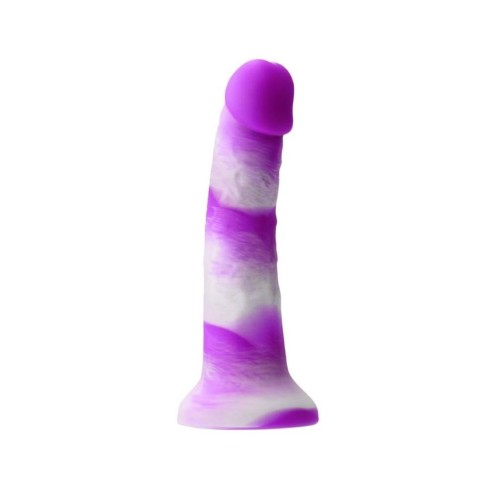 colours, Dildo Clasic Colours Pleasures Yum Yum, Mov, 17.5 Cm, pasiune.ro