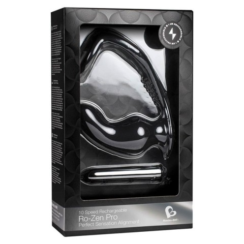 Jucarii Barbati, Vibrator Anal Ro-zen Pro 10 Viteze, Negru, 12.5 Cm, pasiune.ro