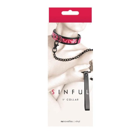 Pagina 3 - Diverse Accesorii, Zgarda Sexy Cu Lesa Sinful, Roz, pasiune.ro