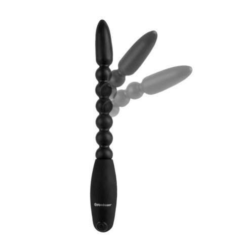fantasy, Vibrator Anal Flexa-pleaser Power Beads, Negru, 27 Cm, pasiune.ro