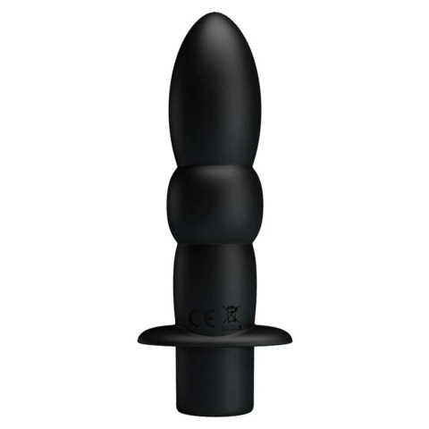 Vibratoare Anale, Dop Anal Cu Vibratii Wyatt, Negru, 11.5 Cm, pasiune.ro