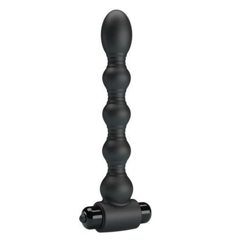 pretty, Vibrator Anal Lynn, Negru, 18 Cm, pasiune.ro