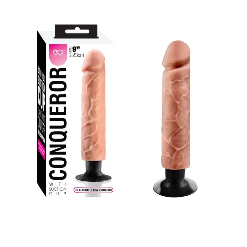 Vibrator Realistic Conqueror 9,  Natural, 23 Cm