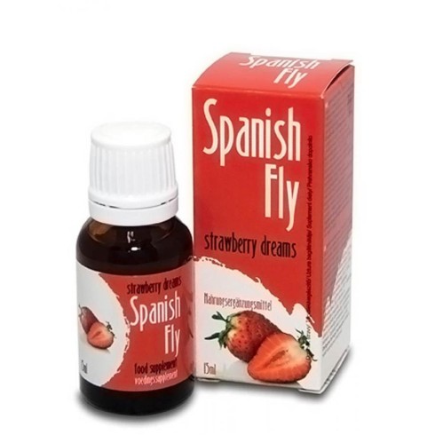 desire, Afrodiziac Spanish Drops Capsuni, 15 Ml, pasiune.ro