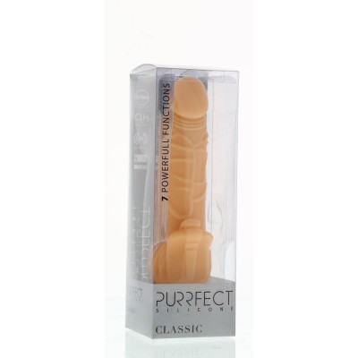 Vibrator Realistic Silicone Classic, Nude, 18 Cm