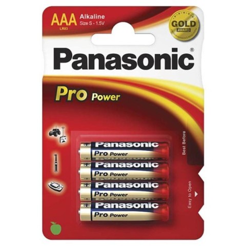 Accesorii vibratoare, Set 4 Baterii Panasonic Pro Power Alkaline Battery Aaa, pasiune.ro