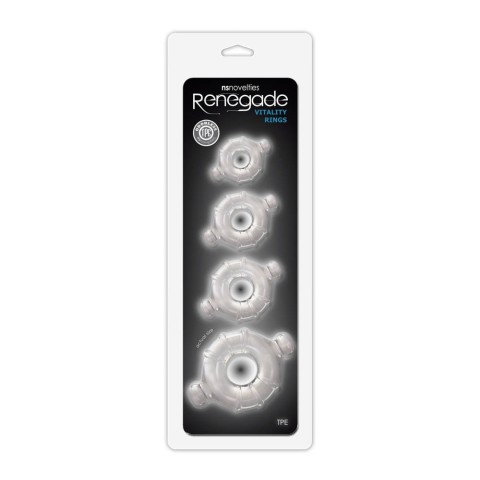 Pagina 2 - Inele Penis, Set 4 Inele Penis Renegade Vitality Rings, Transparent, pasiune.ro