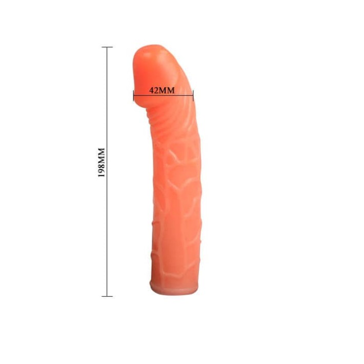 Strap-on Ultra Passionate, Natural, 19 Cm