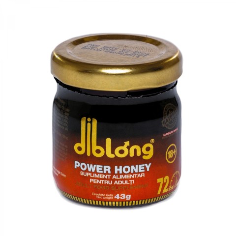Diblong, Miere Afrodisiac Diblong Power Honey, Unisex, 43 Gr, pasiune.ro