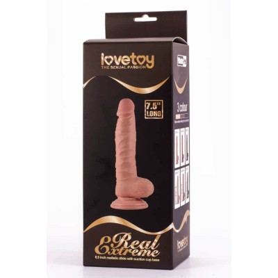 Dildo Realistic Cu Ventuza Real Extreme, Natural, 19 Cm