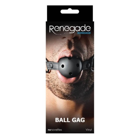 Calus sex, Calus Cu Bila Renegade Bondage, Negru, pasiune.ro