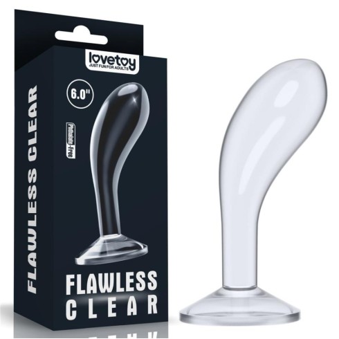 dop, Dop Anal Flawless Clear, Transparent, 15 Cm, pasiune.ro