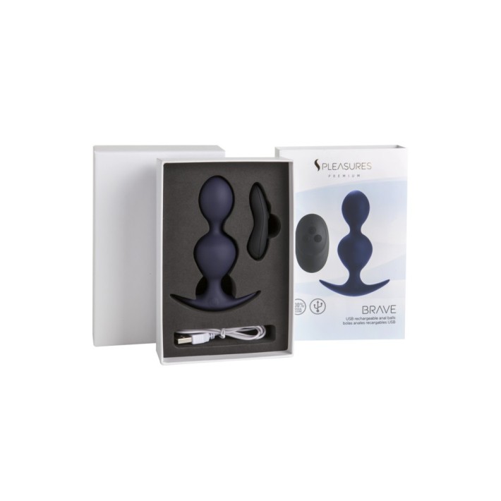 Vibrator Anal Blue, Albastru, 12 Cm 5