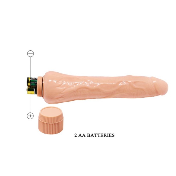 Vibrator Realistic Barbara Dryad, Natural, 24.8 Cm 5