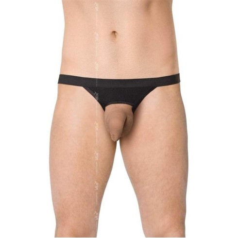 Chiloti Fantezie Mens Thong, Negru, Marime Universala