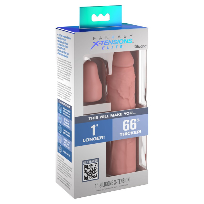 Extensie Cu Plug Fantasy X-tensions 17,8 Cm 4