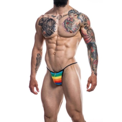 Cut4Men, Chiloti Snur C4m Gstring, Rainbow, L, pasiune.ro