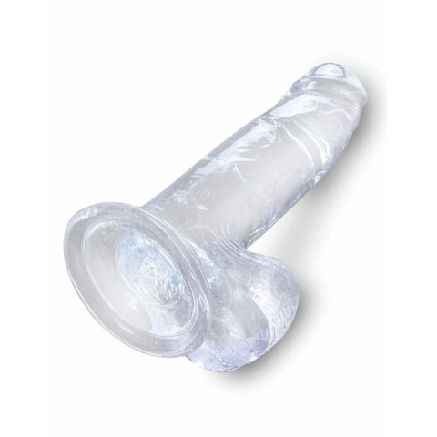 Pagina 6 - Dildouri Clasice, Dildo Realistic Cu Testicule King Cock, Transparent, 17.5 Cm, pasiune.ro
