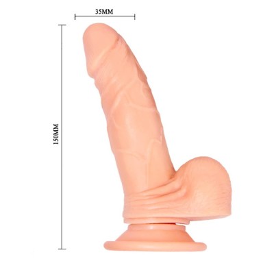 Vibrator Realistic Barbara Mark, Natural, 15 Cm