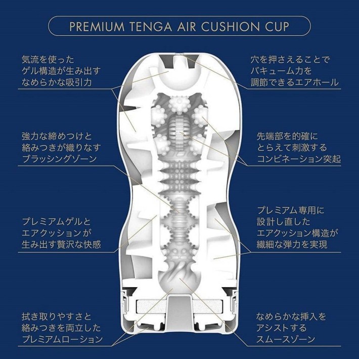 Masturbator Premium Air Cushion Cup