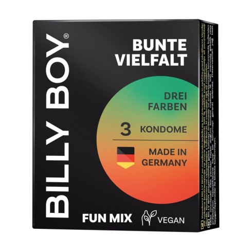 prezervative, Prezervative Billy Boy Fun Mix 3 Buc, pasiune.ro