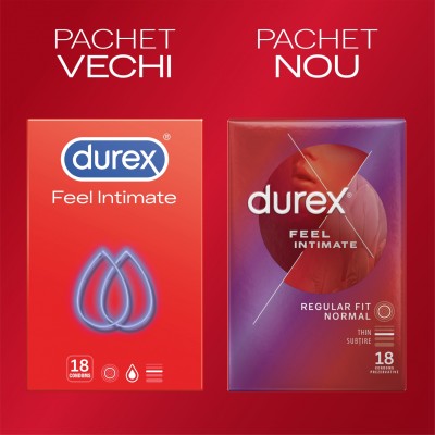  Prezervative Durex Feel Intimate 18 Buc