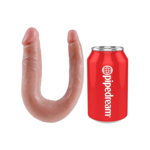 Dildouri Duble, Dildo Realistic Double Trouble Small, Natural, 33.5 Cm, pasiune.ro