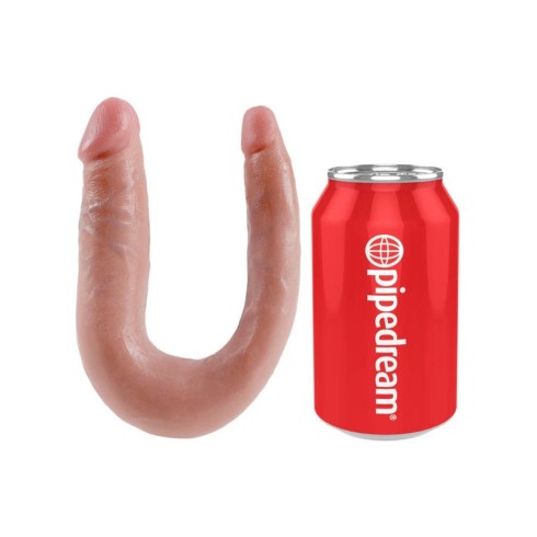 double, Dildo Realistic Double Trouble Small, Natural, 33.5 Cm, pasiune.ro